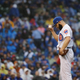 Chicago Cubs starting pitcher Jake Arrieta prepares to throw during the first inning of Game 4 of baseball's National League Division Series against the Washington Nationals, Wednesday, Oct. 11, 2017, in Chicago.